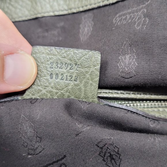 GUCCI Monogram Bamboo Tassel Shoulder Bag - Picture 13 of 14